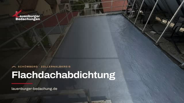 Video: Flachdachabdichtung: Lauenburger Bedachung aus Schömberg